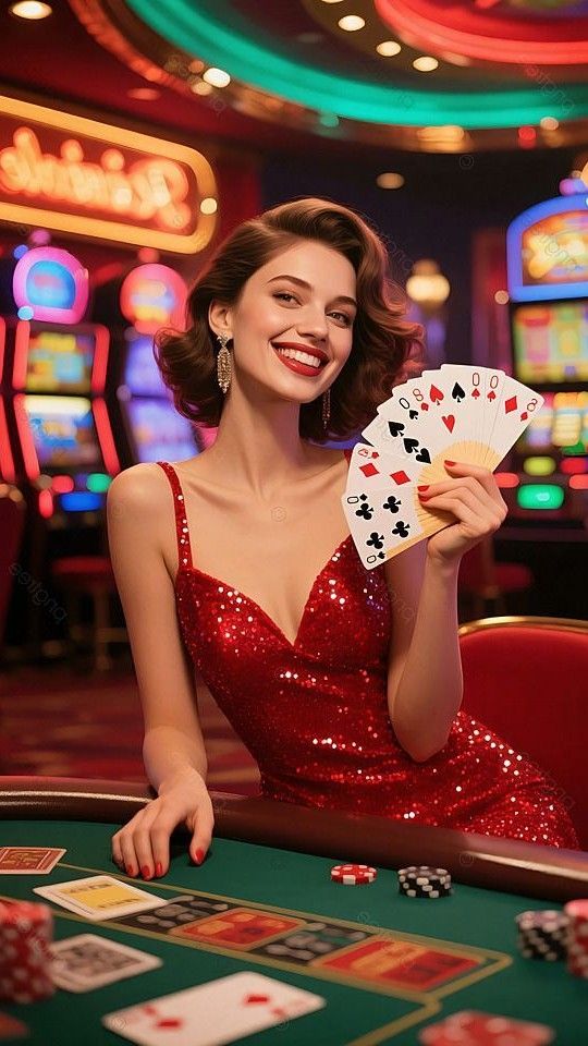 Live Andar Bahar table at super win with dealer and card deck